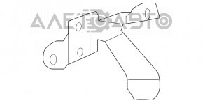 Кронштейн датчика сліпих зон BSM лев Subaru Legacy 15-19