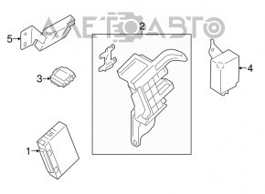 MULTI FUNCTION CONTROL MODULE Subaru XV Crosstrek 13-17