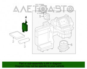TEMPERATURE CONTROL MODULE AC AMPLIFIER Toyota Camry v50 12-14 usa