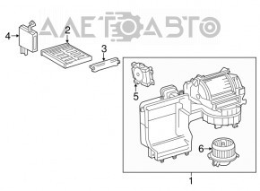 Amplifier assy, air conditioner Toyota Camry v40 3.5