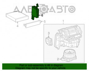 Air Conditioner Amplifier AMP Lexus RX450h 10-15