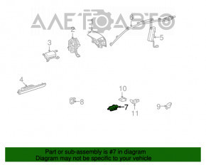 Модуль srs airbag комп'ютер подушок безпеки Lexus RX350 10-15