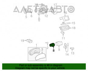 Кнопка запалювання Start-Stop Toyota Camry v40