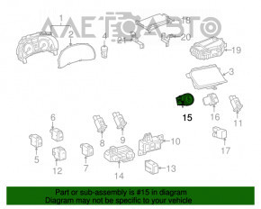 Кнопка start\stop Lexus RX350 RX450h 10-15 тип 1