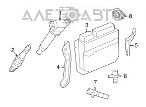 Блок ECU комп'ютер двигуна Lexus ES300h 13-