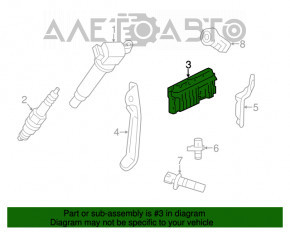 Блок ECU комп’ютер двигуна Toyota Avalon 13-3.5