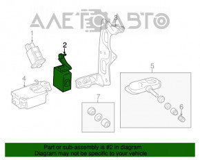 COMPUTER, TIRE PRESSURE MONITOR Toyota Sequoia 08-16