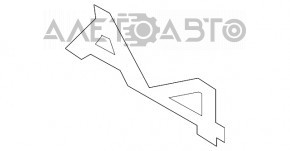Емблема напис A4 Audi A4 B8 08-11 дорест седан