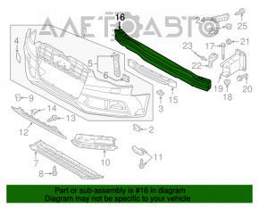 Усилитель переднего бампера Audi A4 B8 08-16