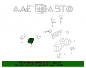 Управління фарами Audi A4 B8 08-16 без датчика дощу