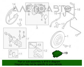Parking Brake Control Module Audi A4 B8 08-16