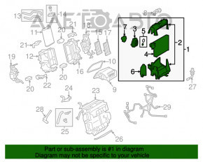 Пічка в зборі Audi A4 B8 08-16