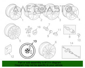 Запасне колесо сталеве R18 Audi Q5 8R 09-17