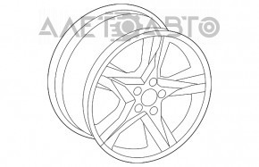 Диск колесный R18 Audi Q5 8R 09-17