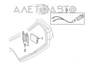 Rear Camera Control Module Audi Q5 8R 09-17