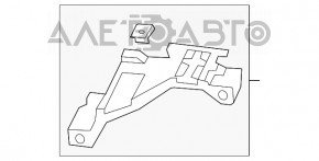 Кронштейн крепления фары левый Audi Q5 8R 09-12 дорест