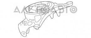 Опора амортизатора передня права Porsche Macan 15-