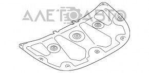 Изоляция капота Subaru Forester 19- SK новый OEM оригинал