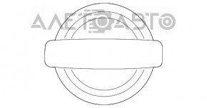Емблема значок Nissan двері багажника Nissan Leaf 11-17