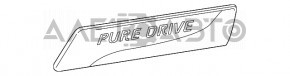 Емблема напис PURE DRIVE двері багажника Nissan Versa Note 13-19 потертий напис