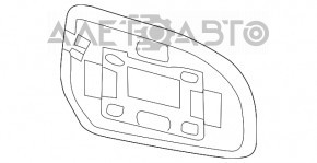 Зеркальный элемент правый Subaru Outback 10-14