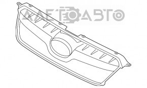 Решетка радиатора grill в сборе Subaru XV Crosstrek 13-17 без эмблемы новый неоригинал FPS