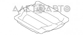 Абсорбер багажника центр Subaru Forester 19- SK тички, тріщина