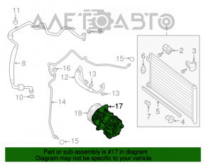 Компресор кондиціонера Nissan Sentra 13-19 1.8