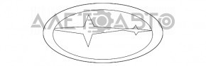 Емблема решітки радіатора Subaru XV Crosstrek 13-17 новий OEM оригінал
