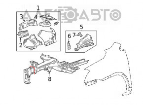 Четверть передняя правая Buick Encore 13-19