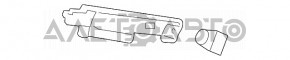 Крепление переднего бампера левое крыло Chevrolet Cruze 11-15