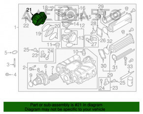 Дросельна заслінка Porsche Cayenne 958 11-17 3.6