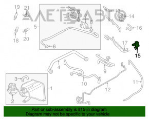 Клапан соленоїд ОГ Porsche Cayenne 958 11-17 4.8 Turbo