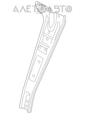 Планка замка капота Porsche Cayenne 958 11-14