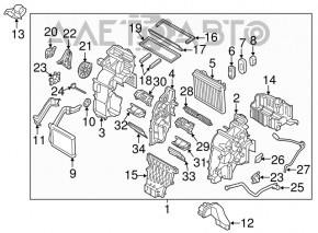 Печка в сборе Hyundai Tucson 16-20