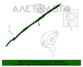 Подушка безопасности airbag боковая шторка правая Nissan Altima 13-15