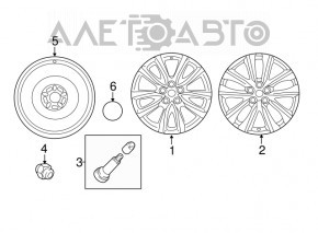 Запасне колесо докатка Mazda 6 13-17 R17 125/70