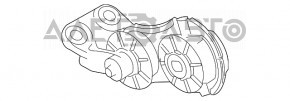 Подушка двигателя левая нижняя Ford Flex 13-19 акпп