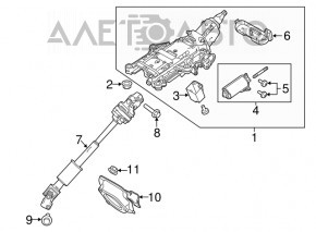 Рулевой карданчик Ford Explorer 11-19