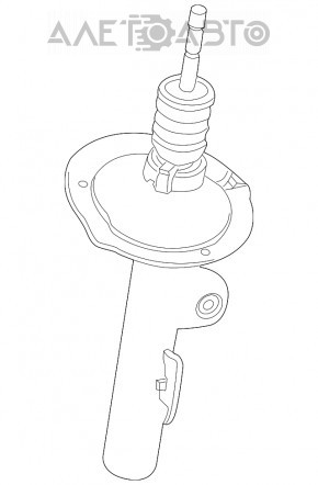 Амортизатор передний правый Ford Explorer 11-15 дорест