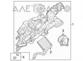 Печка заднего ряда Ford Explorer 11-19 auto