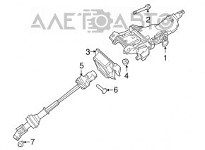 Рульова колонка Ford Explorer 11-19 electro