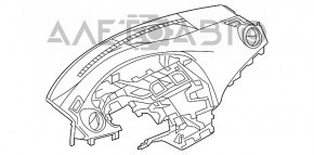 Торпедо передняя панель без AIRBAG Mazda3 MPS 09-13