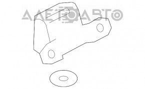 Петля кришки багажника ліва Mazda3 MPS 09-13