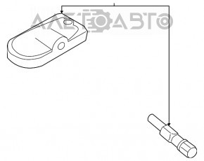 Датчик давления колеса Mazda3 MPS 09-13