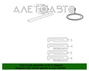 Емблема значок двері багажника Ford Transit Connect MK2 13-