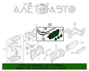 Керування клімат контролем Mazda 3 14-16 BM dorest мануал