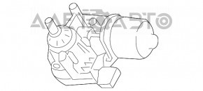 Мотор дворников очистителя правый Ford Focus mk3 11-18