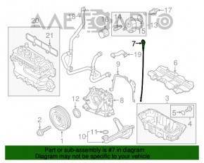 Щуп масляний Ford Escape MK3 13-19 1.6T 1.5T круглий