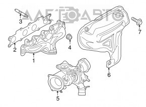 Захист колектора Ford Escape MK3 13-19 1.6T